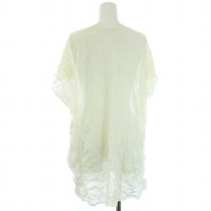 me ISSEY MIYAKE カットソー 半袖 シワ加工 ツイスト加工 白 アイボリー MI84KK901