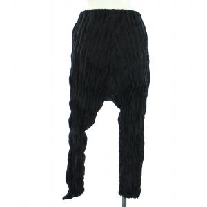 me ISSEY MIYAKE 21SS イージーパンツ ツイストパンツ クロップド プリーツ ブラック