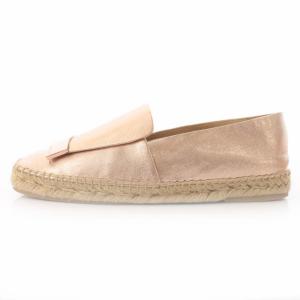 Sergio Rossi SR1 エスパドリーユ スリッポン ソフトレザー 23cm ピンク