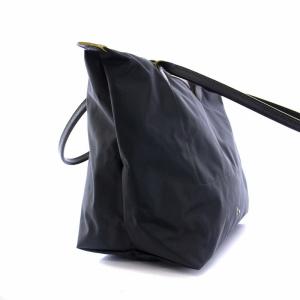 Longchamp ル・プリアージュ ショッピング トートバッグ ハンドバッグ ロゴ刺繍 グレー