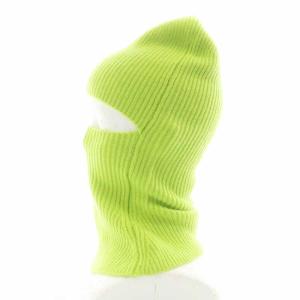 ENFOLD 22SS バラクラバキャップ ニット帽 ワッチキャップ カシミヤ 38 M ネオングリーン