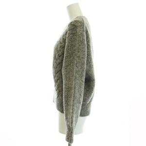 MARGARET HOWELL 20SS ケーブルスェットシャツ CABLE SWEAT SHIRT ニット セーター クルーネック 長袖 ウール 2 M