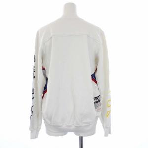 DIESEL F-LYANYDY-BASD スウェット トレーナー 長袖 ロゴ 刺繍 XS 白 ホワイト