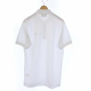 LACOSTE CLASSIC FIT ポロシャツ 半袖 ワッペン 3 S 白 ホワイト L1212AL