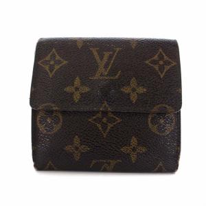 LOUIS VUITTON ポルト モネ・ビエ カルト クレディ モノグラム Wホック 三つ折り財布 M61652