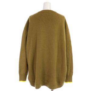 ENFOLD CASH TOUCH BOX カシミアタッチ プルオーバー ニット セーター ウール アシンメトリー 長袖 38 M 茶 ブラウン