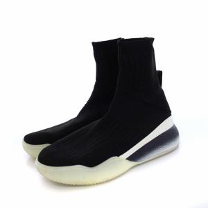 STELLA McCARTNEY Loop sneakers ループ ニットソックススニーカー 38 25cm 黒 白 ブラック ホワイト