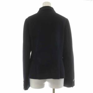 LANVIN COLLECTION セットアップ 上下 ジャケット スカート ひざ丈 ウール 38 M 紺 ネイビー
