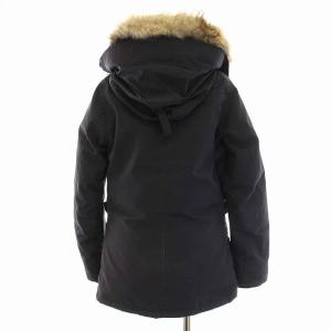 CANADA GOOSE 2300JL CHARLOTTE PARKA ダウンジャケット M ブラック ネイビー 