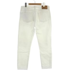 POLO RALPH LAUREN デニムパンツ ジーンズ ジップフライ ボーイフレンド ダメージ加工 28 L 白 ホワイト