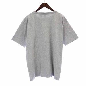 Champion UCLA USA製 Tシャツ カットソー ボートネック 半袖 ロゴ L グレー