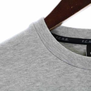 F.C.Real Bristol 19AW SWEAT CREW NECK TOP トレーナー スウェット プルオーバー ロゴ 長袖 S グレー FCRB-192005