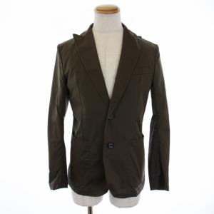 1PIU1UGUALE3 セットアップ 上下 テーラードジャケット シングル 2B スラックスパンツ ボタンフライ IV M カーキ