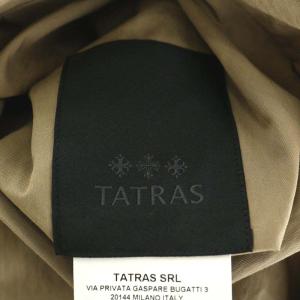TATRAS PETRONIO ペトロニオ ステンカラーコート ロング丈 リバーシブル コットン 2 M ベージュ MTK17S435