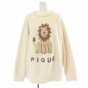 gelato pique 22SS ルームウェア ナイトウェア パジャマ 上下 プルオーバー イージーパンツ 長袖 イラスト もこもこ ボーダー F