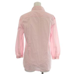 PRADA ブラウス シャツ 長袖 42 M ピンク