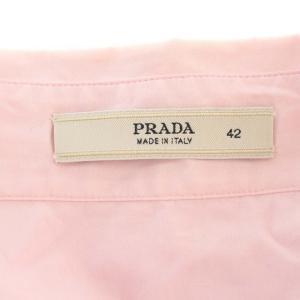 PRADA ブラウス シャツ 長袖 42 M ピンク