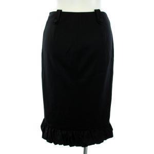 GUCCI 2006年製 スカート ひざ丈 タイト 36 XS 黒 ブラック 164799.Z0844