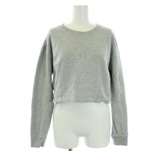 2013AW スウェット トレーナー ショート丈 長袖 S グレー