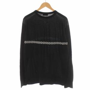 JOHN SMEDLEY CONNECTED VAINL ARCHIVE ESTNATION別注 ニット チェック ブラック