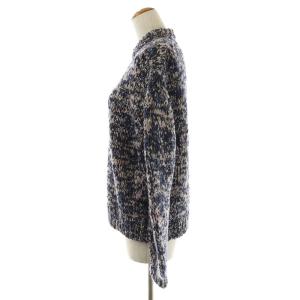 Drawer ビジュープルオーバー ニット セーター モックネック ウール カシミヤ混 F マルチカラー