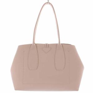 Longchamp ロゾ ROSEAU トートバッグ ハンドバッグ レザー ピンク