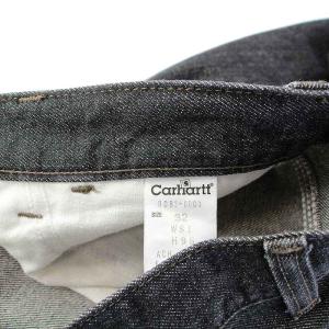 Carhartt デニムパンツ ジーンズ ペインターパンツ テーパード ジップフライ 32 L 黒 ブラック
