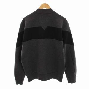 DIESEL ジャケット ブルゾン スウェット ジップアップ アウター XL グレー 黒 ブラック