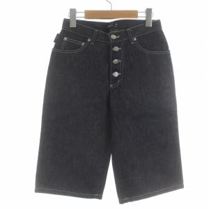デニムパンツ ジーンズ ハーフパンツ ボタンフライ 36 S インディゴ