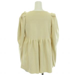 CELFORD 21AW ペプラムニットプルパンツセットアップ 上下 ニット スクエアネック 長袖 パワーショルダー イージーパンツ ニットパンツ