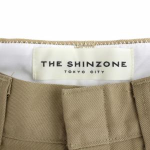 Shinzone TOMBOY SHORT ショートパンツ ハーフパンツ ジップフライ 34 M ベージュ 21MMSPA09