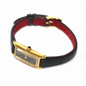 CITIZEN キー kii 腕時計 eco-DRIVE ソーラー 革ベルト ゴールド 黒 ブラック EG7042-01E