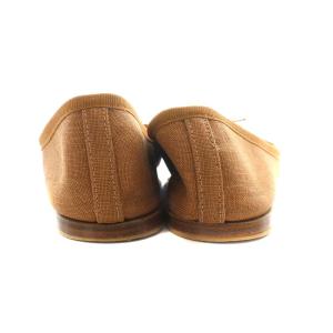 Repetto バレエシューズ リボン 37 23.5cm 茶 ブラウン