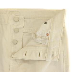 MOTHER THE NOMAD CROP FRAY デニムパンツ ジーンズ フレア ダメージ加工 カットオフ ボタンフライ 24 XS