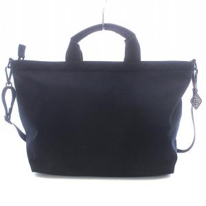 DANTON SOLOTEX TWILL 2WAY TOTE BAG ショルダーバッグ ハンドバッグ ポリエステル 黒 ブラック