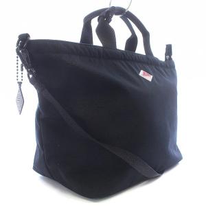 DANTON SOLOTEX TWILL 2WAY TOTE BAG ショルダーバッグ ハンドバッグ ポリエステル 黒 ブラック