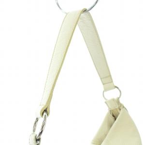 FURLA ワンショルダーバッグ ハンドバッグ レザー 白 アイボリー
