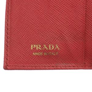PRADA SAFFIANO METAL キーケース 6連 ゴールド金具 レザー ピンク