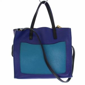MARC JACOBS Mini Grind Colorblock ショルダーバッグ ハンドバッグ 2WAY 南京錠 鍵付き レザー マルチカラー