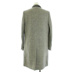 MARGARET HOWELL チェスターコート ウール ヘリンボーン アウター ミドル丈 ロング 1 S グレー