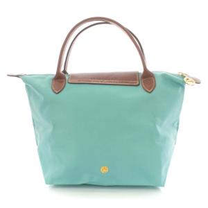 Longchamp ルプリアージュ トートバッグ ハンド ナイロン 鞄 青緑