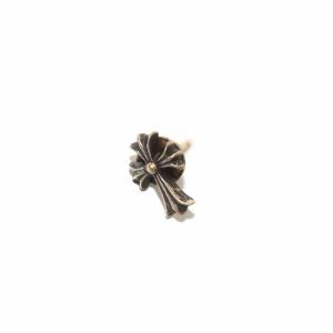 CHROME HEARTS CHクロス ピアス ポスト 14K 925 シルバー 片耳用