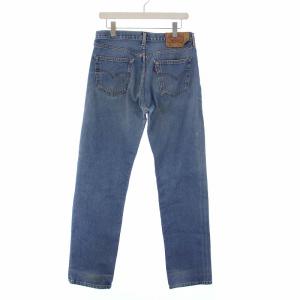 Levi's 501 フランス製 デニムパンツ ジーンズ ストレート ボタンフライ W33 L34 ブルー