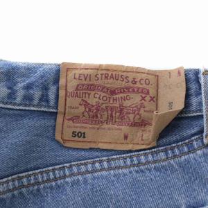 Levi's 501 フランス製 デニムパンツ ジーンズ ストレート ボタンフライ W33 L34 ブルー