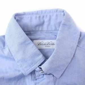 Brooks Brothers オックスフォードシャツ 長袖 コットン USA製 15.5 34 M 青 ブルー