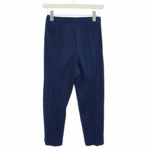 PLEATS PLEASE ISSEY MIYAKE イッセイミヤケ イージーパンツ プリーツ 4 XL 紺 ネイビー