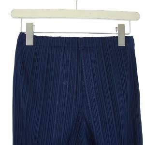 PLEATS PLEASE ISSEY MIYAKE イッセイミヤケ イージーパンツ プリーツ 4 XL 紺 ネイビー