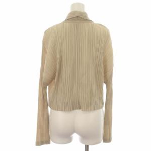 PLEATS PLEASE ISSEY MIYAKE イッセイミヤケ テーラードジャケット プリーツ 4 ベージュ