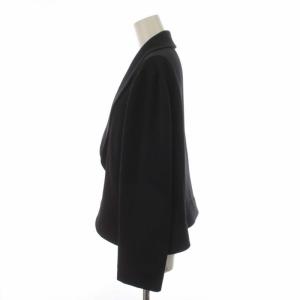 Leilian ショールカラージャケット 大きいサイズ 17+ 3XL 紺 ネイビー