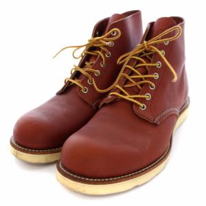 RED WING アイリッシュセッター ワークブーツ ショートブーツ レースアップ レザー 10.5 茶